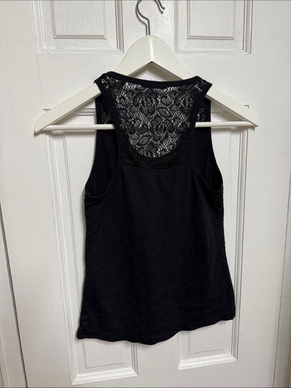 Terranova Black Lace Racerback Tank - Picture 3 of 3